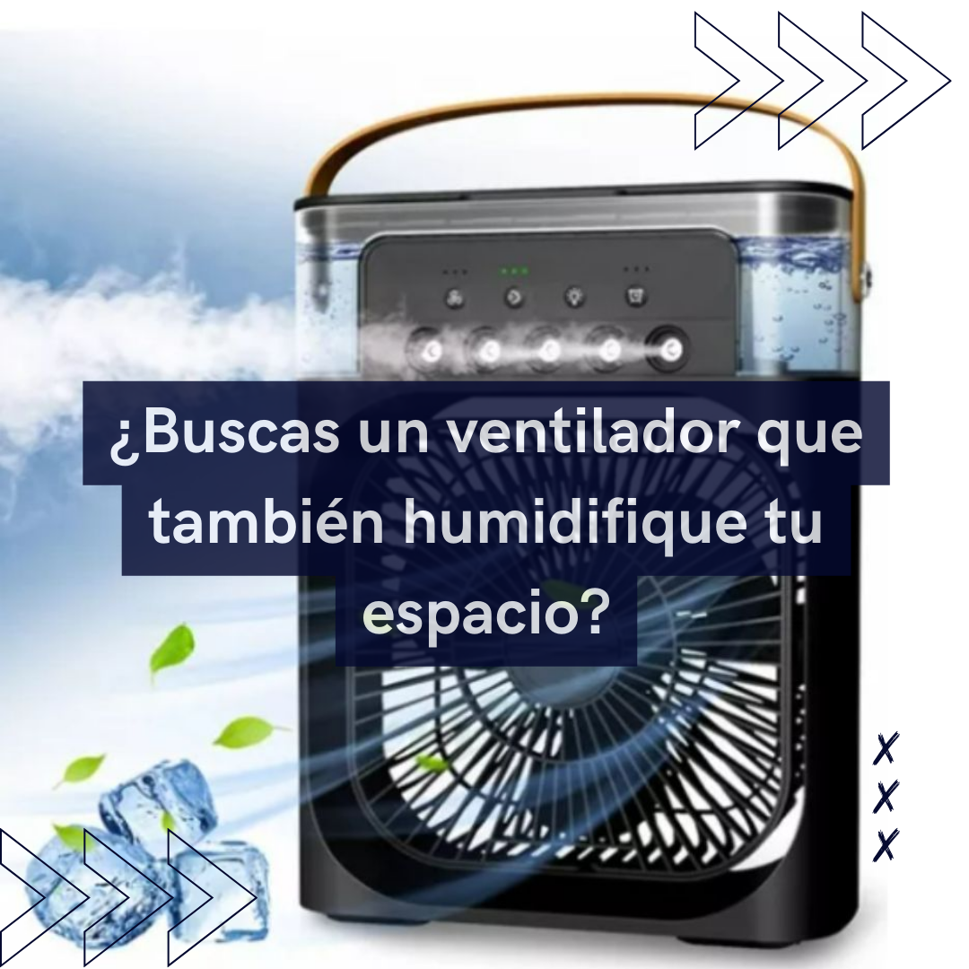 VENTILADOR Y HUMIDIFICADOR DE AIRE 3 EN 1